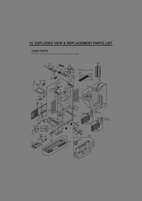 Case Parts Diagram and Parts List for GR-J338HSJP ASTCNA0 LG Refrigerator