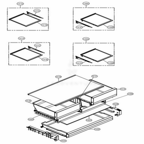 Refrigerator Parts Diagram and Parts List for LFXC22526D ASBCNA2 LG Refrigerator