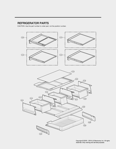Refrigerator Parts Diagram and Parts List for GR-L268LMJM AMTCNA0 LG Refrigerator