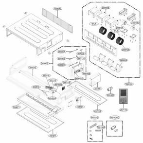 Part Location Diagram of MGC63188601 LG PANEL,CONTROL