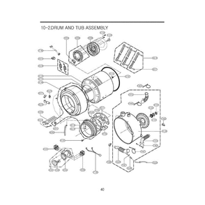 Section 3 Diagram and Parts List for WM3632HW ABWEEUS LG Washer