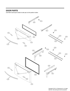 Door Parts 3 Diagram and Parts List for GR-J23GMKYM ASBCNA0 LG Refrigerator