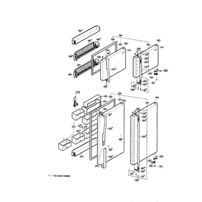 Part Location Diagram of 3650JJ1012A LG Handle,Decor