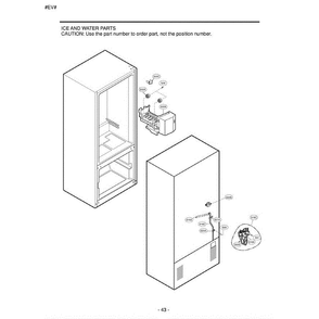 Section 1 Diagram and Parts List for LBC22520ST ASTCLGG LG Refrigerator