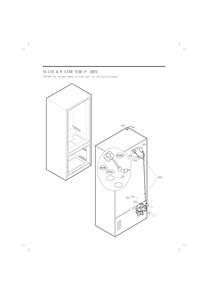 Valve And Water Tube Parts Diagram and Parts List for GC-L288NSJF ASTCNA1 LG Refrigerator