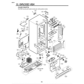 Part Location Diagram of 3531JJ1005S LG GRILLE ASSEMBLY,FAN