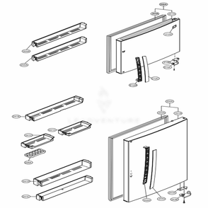 Main 3 Diagram and Parts List for GT515BWL ASWRGAP LG Refrigerator