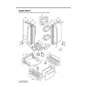 Section 5 Diagram and Parts List for LFX21971ST AST2GSC LG Refrigerator