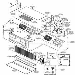 Main Diagram and Parts List for ARNU763B8A4 ANWALUS LG Air Conditioner
