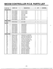 Parts List Diagram and Parts List for MA-682M  LG Microwave