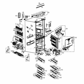Part Location Diagram of AEC74637916 LG GUIDE ASSEMBLY,RAIL