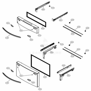 Door Parts 3 Diagram and Parts List for LRMDS3006S ASTCNA0 LG Refrigerator