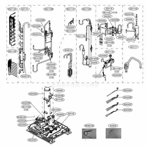 Main 3 Diagram and Parts List for ARUM072DTE5 AWGBLUS LG Air Conditioner