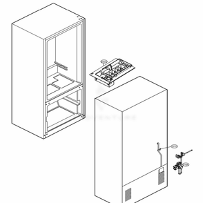 Icemaker Parts Diagram and Parts List for 78044 ABICSE0 LG Refrigerator
