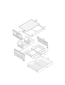 Refrigerator Parts Diagram and Parts List for LFC20770ST 00 LG Refrigerator
