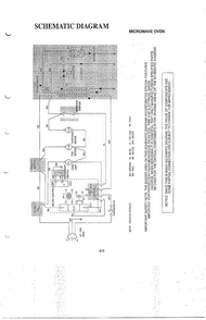 Schematic Diagram and Parts List for MA-1273M  LG Microwave