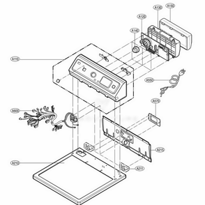 Part Location Diagram of 3720ER0002F LG PANEL,CONTROL