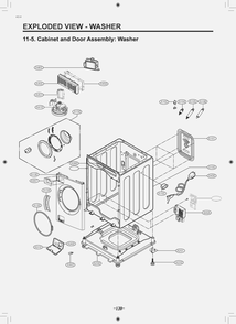 Diagram 4 Diagram and Parts List for W3S1CVK2RVS ARREEUS LG Washer Dryer Combo