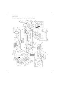 Case Parts Diagram and Parts List for GC-L288GSXM ASTCSE1 LG Refrigerator