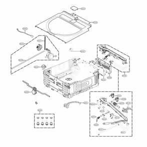 Main Diagram and Parts List for WD200CW ABWEEUS LG Laundry Accessories