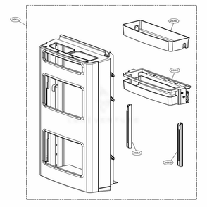 R-Room Home Part Diagram and Parts List for LNXC23766D ASBCNA1 LG Refrigerator