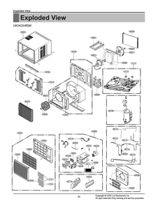 Part Location Diagram of 4800AR7271H LG SUPPORTER