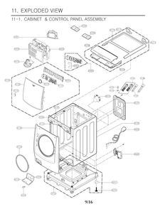 Part Location Diagram of ABJ73607406 LG CABINET ASSEMBLY