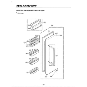 Section 6 Diagram and Parts List for LRSC26941SB AWBCLGB LG Refrigerator