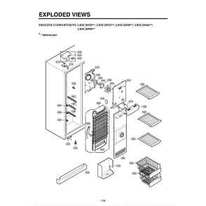 Section 4 Diagram and Parts List for LRSC26920SW ASWCLGA LG Refrigerator
