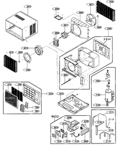 Part Location Diagram of 4790A20022A LG BARRIER,SINGLE