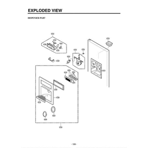 Section 1 Diagram and Parts List for LRSC21935TT ATICLGB LG Refrigerator
