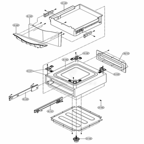 Main Diagram and Parts List for WDP5V ASSEEUS LG Washer