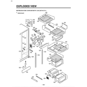 Section 3 Diagram and Parts List for LRSC26930TT ATICLGA LG Refrigerator