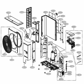 Part Location Diagram of EBR85104034 LG PCB ASSEMBLY,MAIN