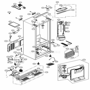 Part Location Diagram of ACQ87133820 LG COVER ASSEMBLY,HINGE