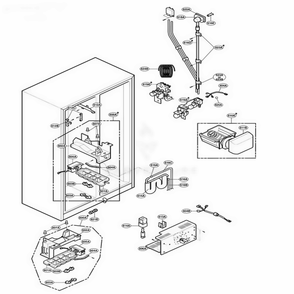 Part Location Diagram of 5201JA3011C LG PIPE ASSEMBLY,INJECT