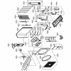 Part Location Diagram of ABA74032401 LG BRACKET ASSEMBLY,MOTOR(O