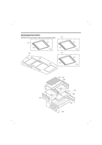 Refrigerator Parts Diagram and Parts List for GC-L288GQXM ASWCNA1 LG Refrigerator