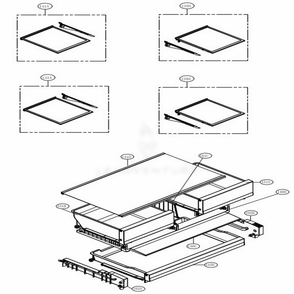 Part Location Diagram of AEC74897809 LG GUIDE ASSEMBLY,RAIL