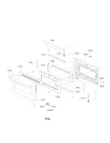 Part Location Diagram of AGM74152001 LG PARTS ASSEMBLY