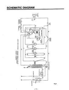 Schematic Diagram Diagram and Parts List for MA-1164M  LG Microwave