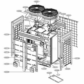 Part Location Diagram of AAN34559010 LG BASE ASSEMBLY,WELD(OUTDOOR)