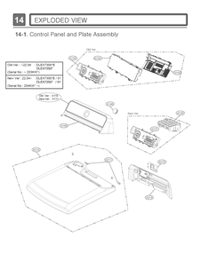 Diagram 1 Diagram and Parts List for DLEX7250W ABWEECI LG Dryer