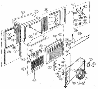 Part Location Diagram of 2H00154E LG Switch