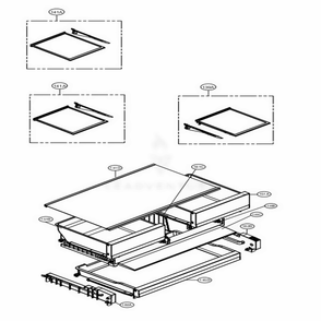 Refrigerator Parts Diagram and Parts List for LFCS28768S ASTCNA0 LG Refrigerator
