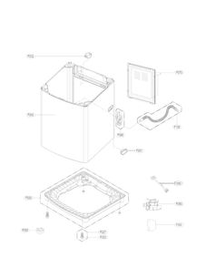 Part Location Diagram of MCD62647001 LG CONNECTOR,DRAIN HOSE