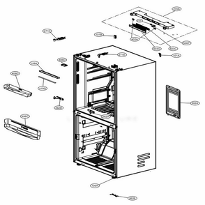 Part Location Diagram of 3650JQ3001K LG HANDLE,REAR