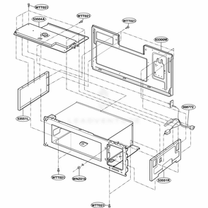 Interior Parts 2 Diagram and Parts List for YKHMC107EBT0 BSEKAC LG Range