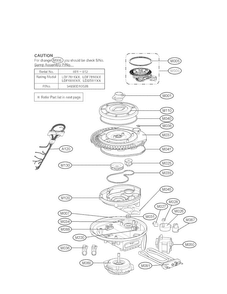 Sump Assy Diagram and Parts List for LDF7810ST-01  LG Dishwasher