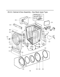 Part Location Diagram of 4778EL3001B Whirlpool Leg